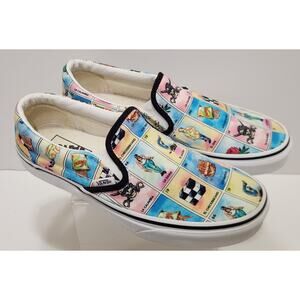 Vans Of The Wall Classic Slip On "Los Vans" La Loteria M7.5 W9 Canvas